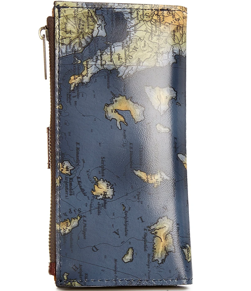 Patricia Nash Nazari Greek Map Bifold Wallet