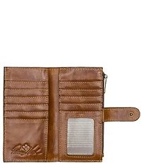 Patricia Nash Nazari Leather RFID European Map Print Wallet