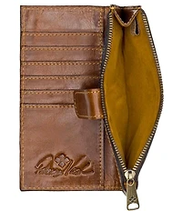 Patricia Nash Nazari Leather RFID European Map Print Wallet