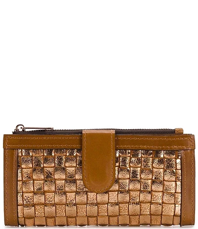 Patricia Nash Nazari Metallic Bifold Wallet