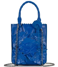 Patricia Nash Noella Tooled Applique Tote Crossbody Bag