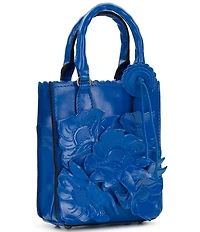 Patricia Nash Noella Tooled Applique Tote Crossbody Bag