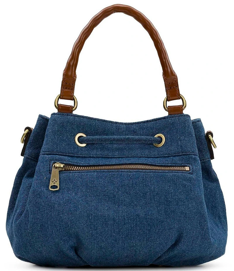 Patricia Nash Oriana Denim Drawstring Bucket Bag