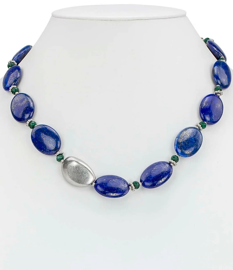 Patricia Nash Oval Bead Collar Necklace