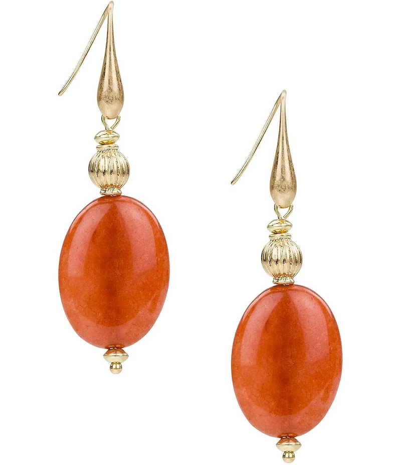 Patricia Nash Oval Drop Earrings