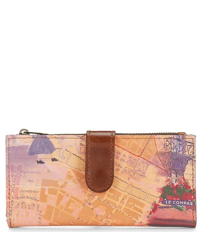 Patricia Nash Paris Map Print Nazari Wallet