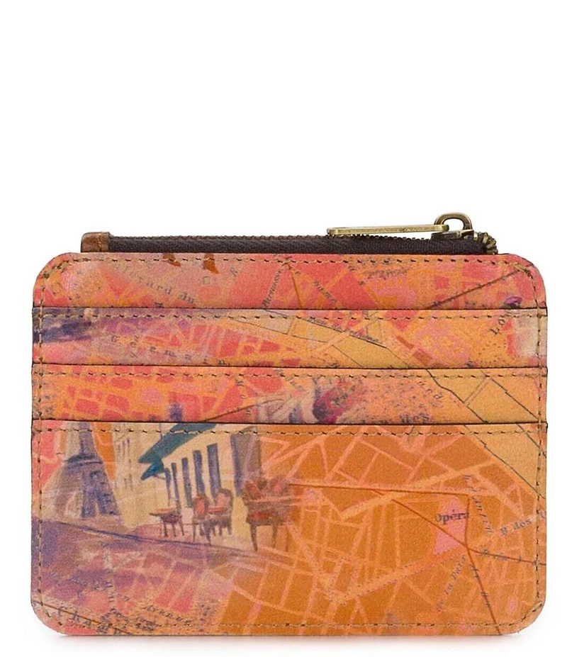 Patricia Nash Paris Maple Cassis Id Case