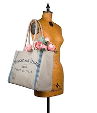 Patricia Nash Parisian Market Paper Straw Tote Bag