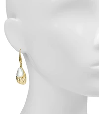 Patricia Nash Pearl Teardrop Drop Earrings