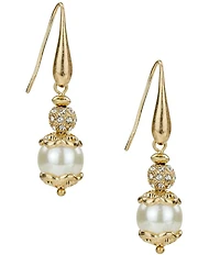Patricia Nash Pearl Wire Drop Earrings
