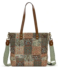 Patricia Nash Perugia Floral Patchwork Tote Bag