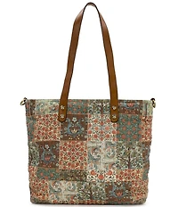 Patricia Nash Perugia Floral Patchwork Tote Bag