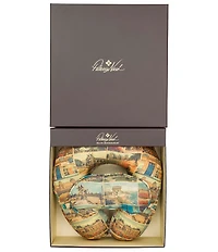 Patricia Nash Postcards From Paris Travel Neck Pillow & Eye Mask Set