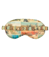 Patricia Nash Postcards From Paris Travel Neck Pillow & Eye Mask Set