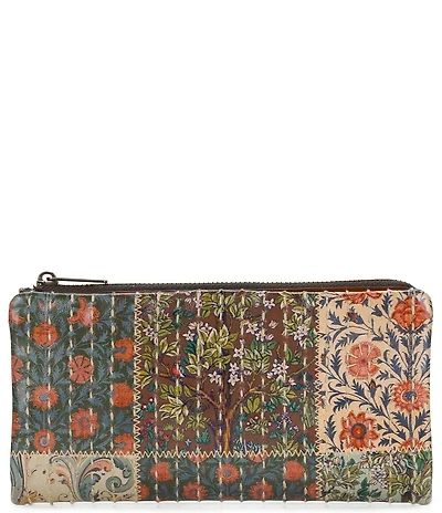 Patricia Nash Prassa Nordic Floral Patchwork Bifold Wallet