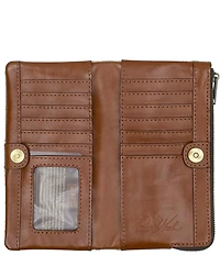 Patricia Nash Prassa Nordic Floral Patchwork Bifold Wallet
