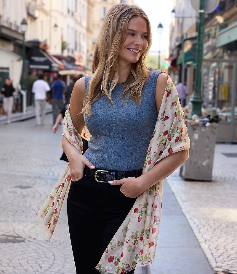 Patricia Nash Printed Sheer Scarf