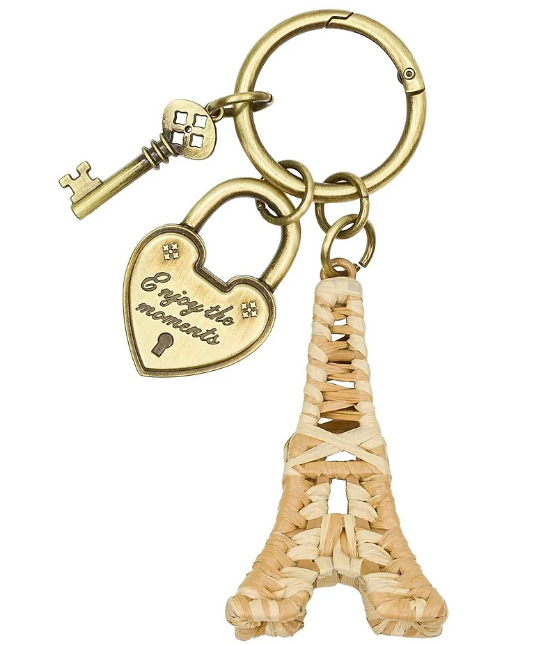 Patricia Nash Raffia Eiffel Tower Bag Charm