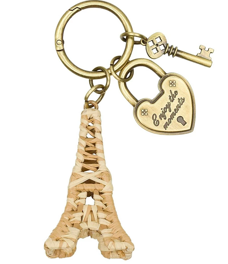 Patricia Nash Raffia Eiffel Tower Bag Charm