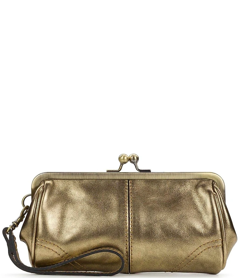 Patricia Nash Renna Metallic Wristlet Clutch