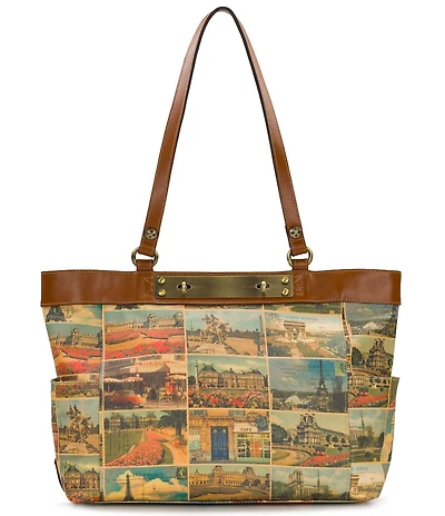 Patricia Nash Ria Postcards From Paris Tote Bag