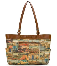 Patricia Nash Ria Postcards From Paris Tote Bag