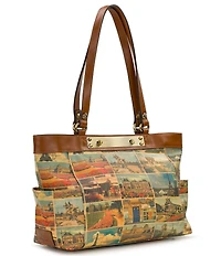 Patricia Nash Ria Postcards From Paris Tote Bag