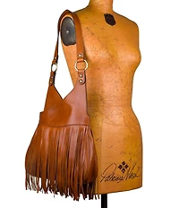 Patricia Nash Rienza Fringe Leather Shoulder Bag