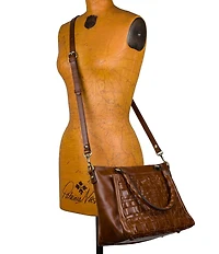 Patricia Nash Rimella Woven Satchel Bag