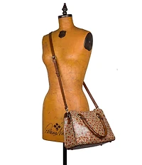 Patricia Nash Rossana Floral Spot Print Satchel Bag