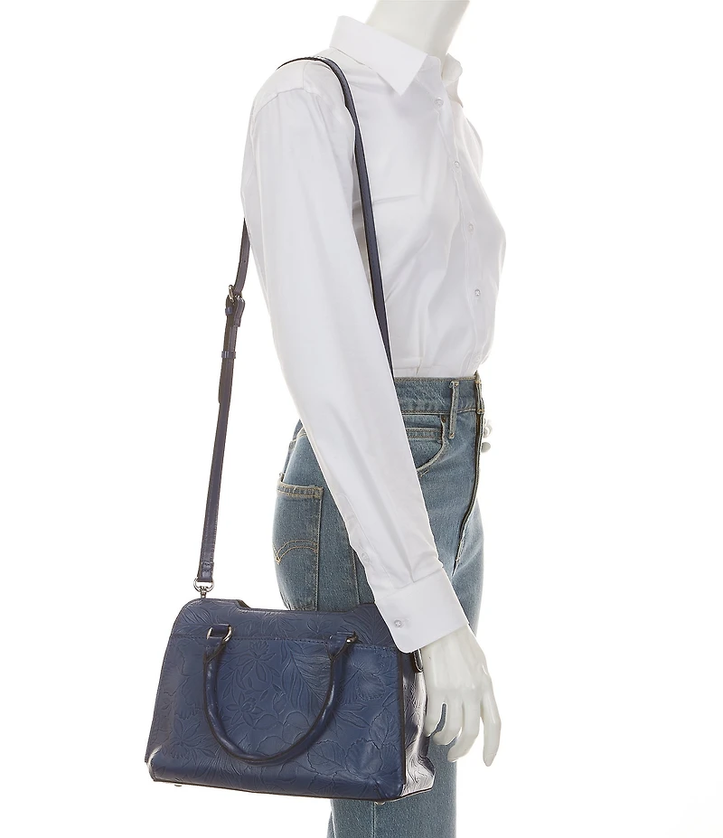 Patricia Nash Rossana Tooled Satchel Bag
