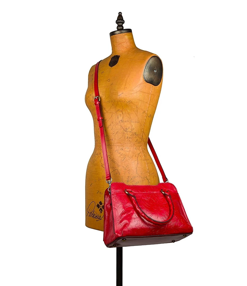 Patricia Nash Rossana Tooled Satchel Bag