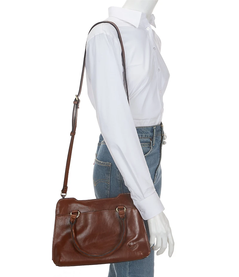 Patricia Nash Rossana Leather Satchel Bag