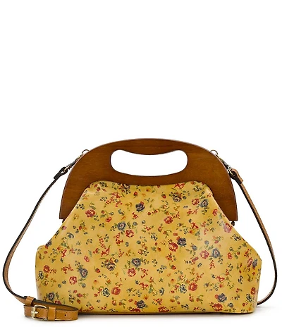 Patricia Nash Sandrine Floral Wooden Frame Clutch