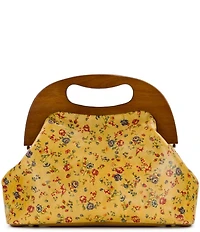 Patricia Nash Sandrine Floral Wooden Frame Clutch
