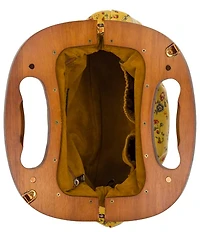 Patricia Nash Sandrine Floral Wooden Frame Clutch