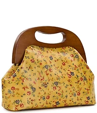 Patricia Nash Sandrine Floral Wooden Frame Clutch
