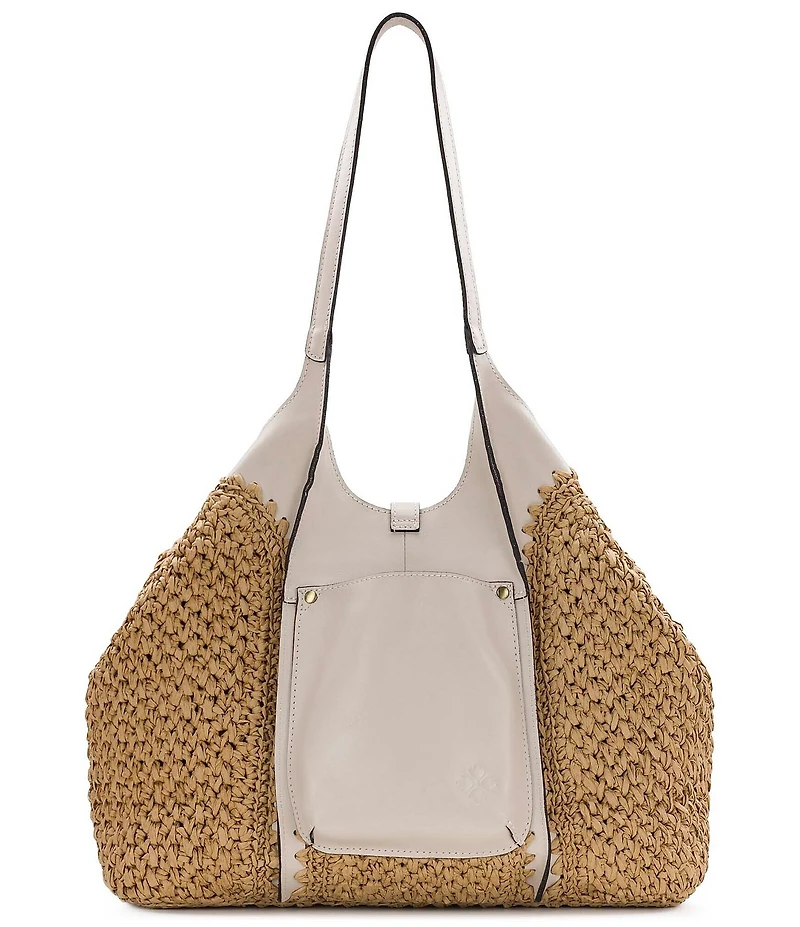 Patricia Nash Santorini Woven Straw Tote Bag