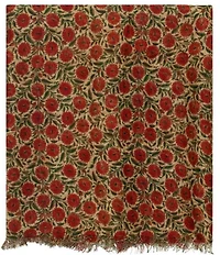 Patricia Nash Scandi Antique Ochre Floral Print Scarf Wrap