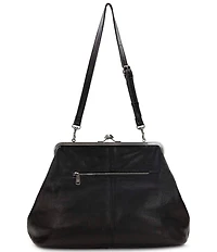 Patricia Nash Serafina Oversized Kisslock Leather Satchel Bag