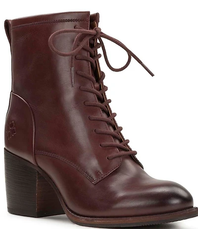 Patricia Nash Sicily Leather Block Heel Booties