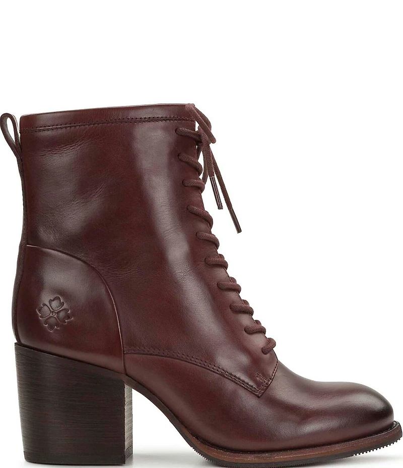 Patricia Nash Sicily Leather Block Heel Booties