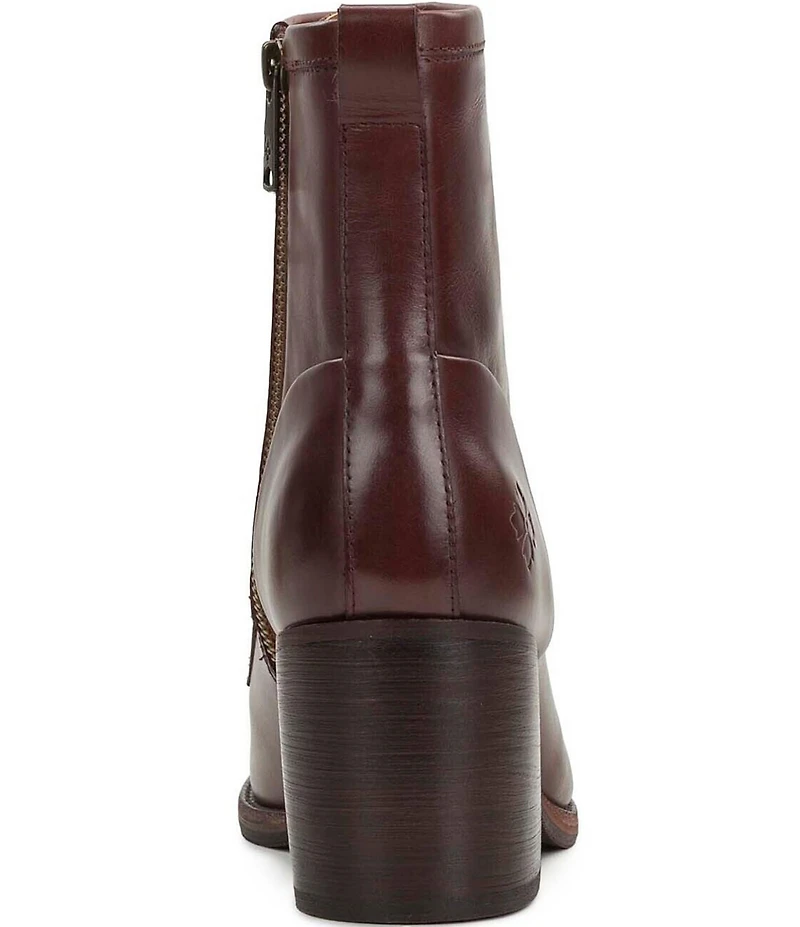 Patricia Nash Sicily Leather Block Heel Booties