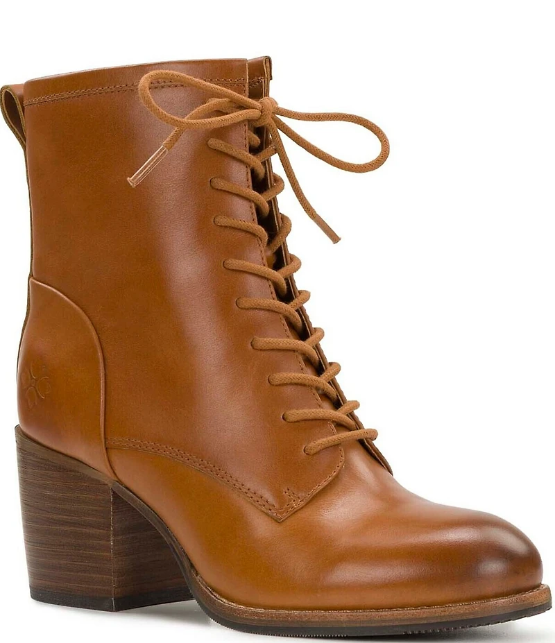 Patricia Nash Sicily Leather Block Heel Booties