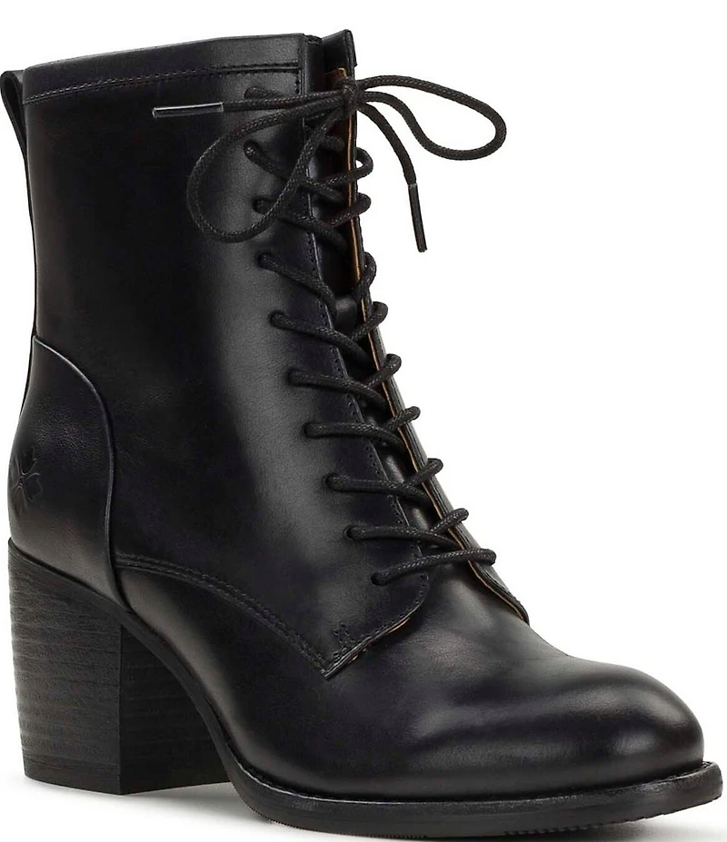 Patricia Nash Sicily Leather Block Heel Booties