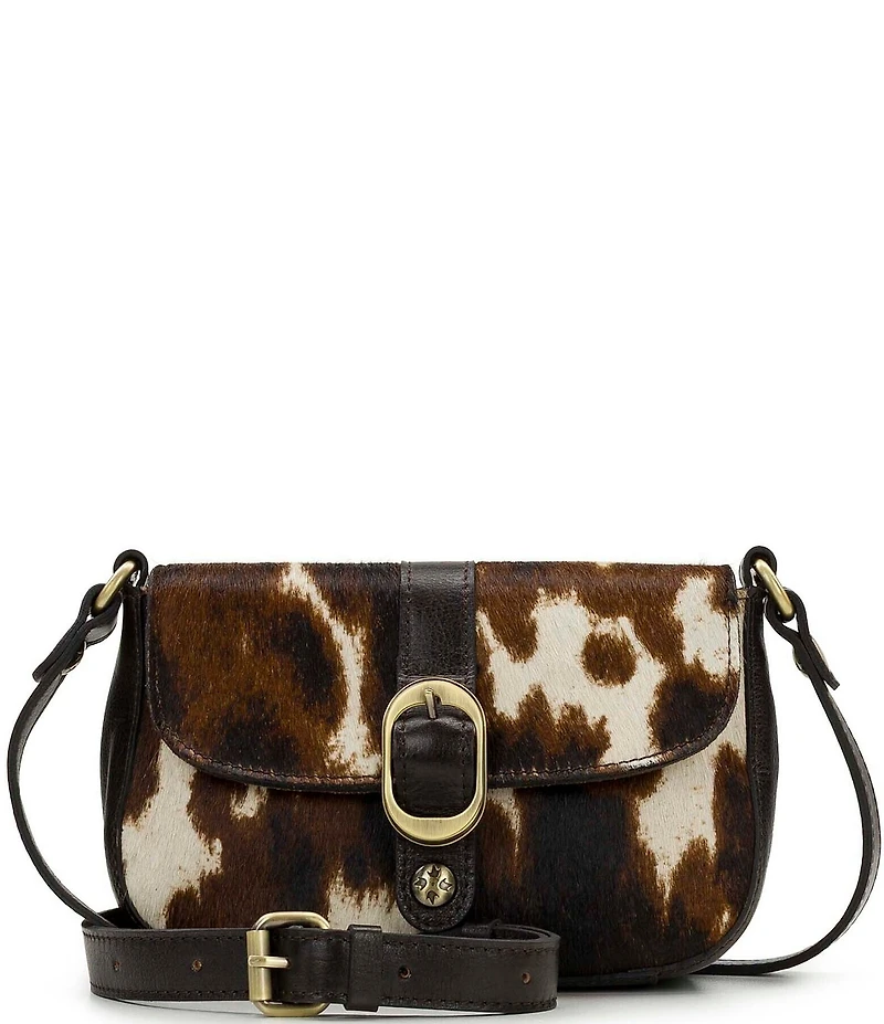 Patricia Nash Simala Cow Print Crossbody Bag