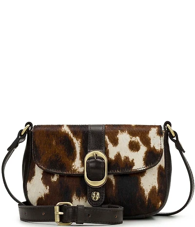 Patricia Nash Simala Cow Print Crossbody Bag