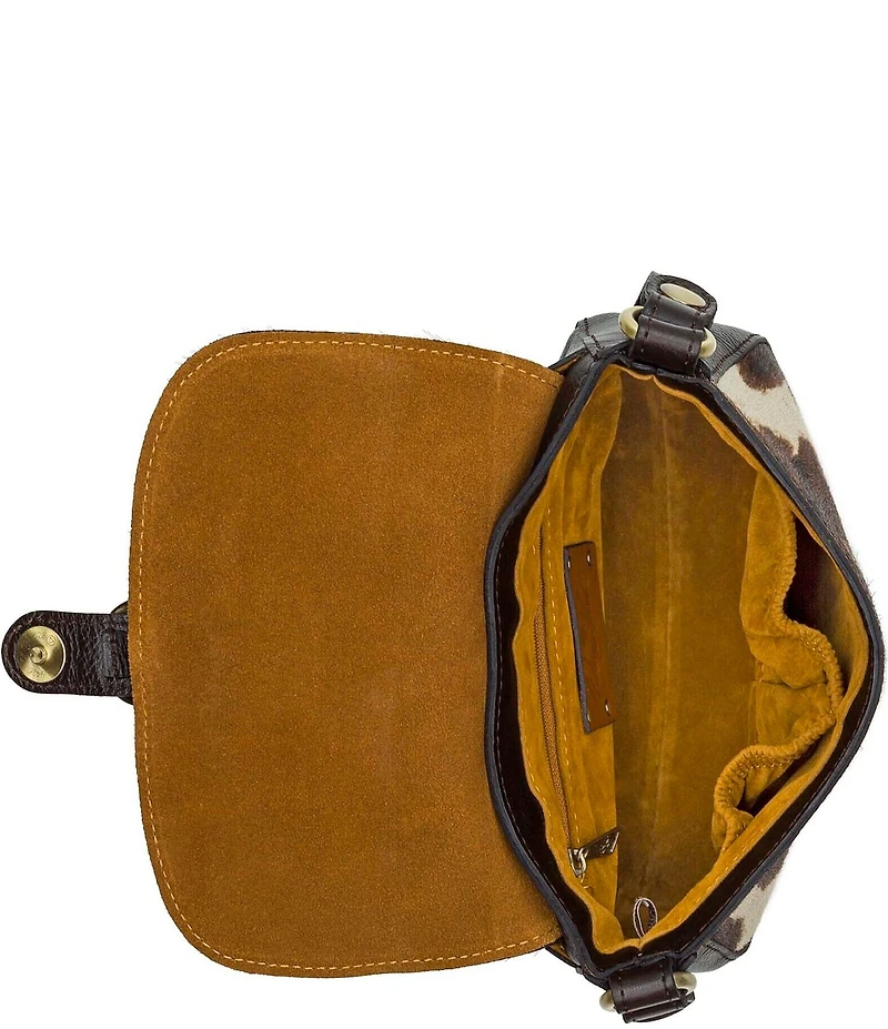 Patricia Nash Simala Cow Print Crossbody Bag