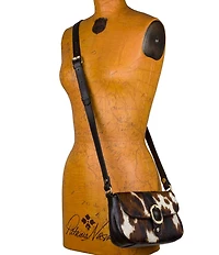 Patricia Nash Simala Cow Print Crossbody Bag