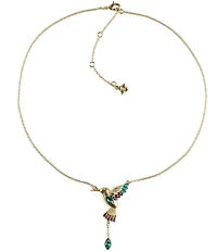 Patricia Nash Small Hummingbird Short Pendant Necklace